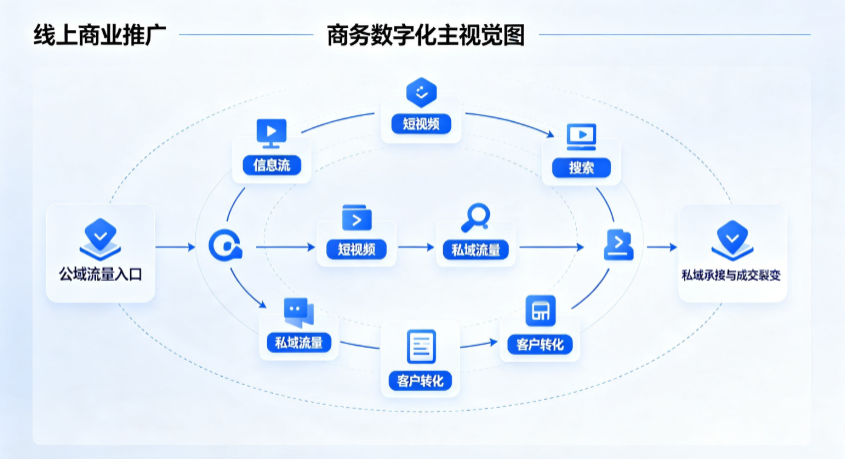 洛川县线上商业推广怎么做？全域流量闭环搭建与低成本转化实战指南